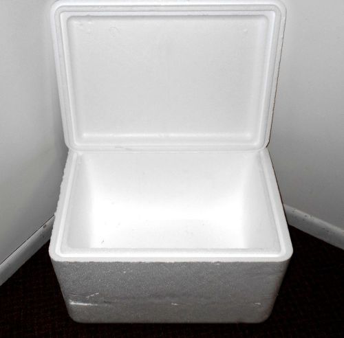 Styrofoam insulated packing shipping cooler box container x/large 17 x 24 x 16&#034; for sale