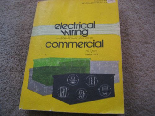 Vintage 1978 Electrical Wiring Commercial  Mullin and Smith Manual Book  Theory