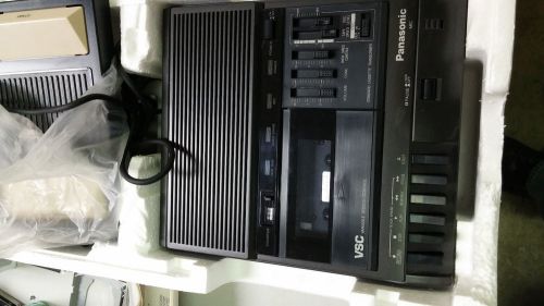 Panasonic RR-830 Cassette Tape Transcriber Dictaphone VSC w/ Foot Pedal