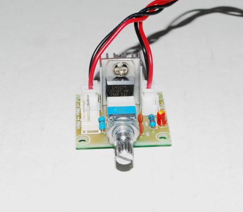 Lm317 linear full-stage voltage regulator board fan speed control /w switch a231 for sale