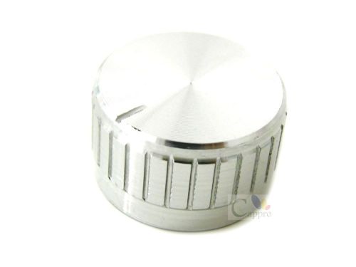 4pcs Knob Cap White 30x17mm Aluminum Alloy Potentiometer Knobs Cap Rotary