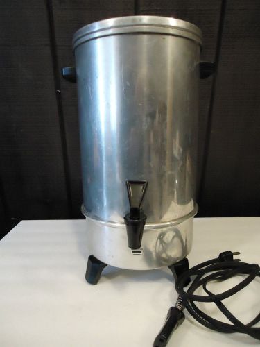 West Bend Aluminum Commercial 30 Cup Coffee Maker Machine Brewer Percolator