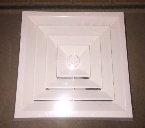 HVAC QUICK CONNECT 12&#034; Square Ceiling Diffuser 8&#034; Register Boot New