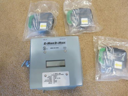 E-mon d-mon 3 phase class 2000 kwh meter 277- 480v. for sale