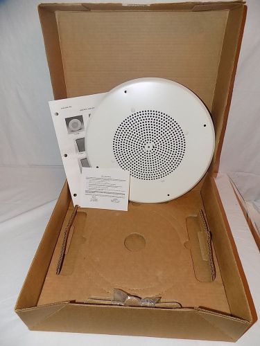 Valcom 8&#034; self amplified flush mount ceiling speaker model v-1020c nib for sale