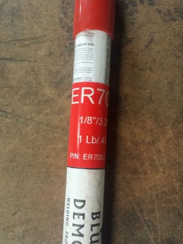 Blue demon er70s-2 1/8&#034; x 36&#034; x 1lbs. tube of tig wire for sale