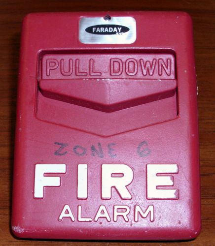 Faraday model f1gt non coded manual fire alarm box for sale