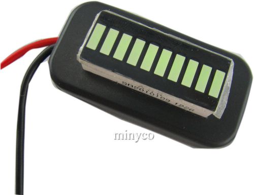 Green led precision 3-22v adjustable voltmeter power display  battery fuel gauge for sale