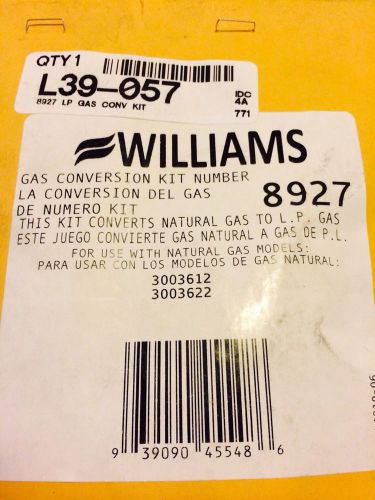 Williams Nat Gas Conversion Kit