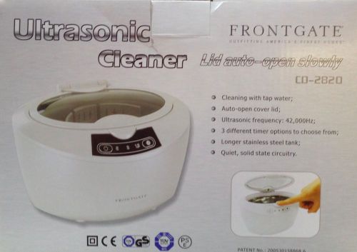 Frontgate Ultrasonic Cleaner CD-2820 For cleaning Jewelry or Anything Waterproof