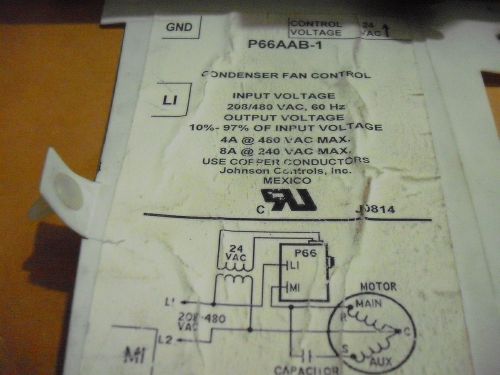 P66AAB-1C Condenser Fan Speed Control