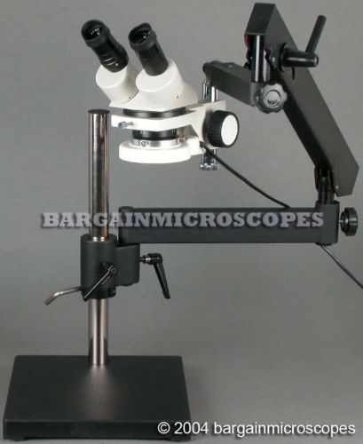 5x-10x-15x-30x stereo binocular articulating boom stand microscope - below cost for sale