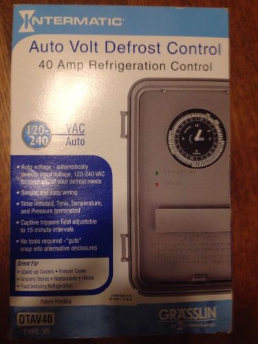 New Intermatic Grasslin Dtav40 Electromechanical Defrost Control Timer