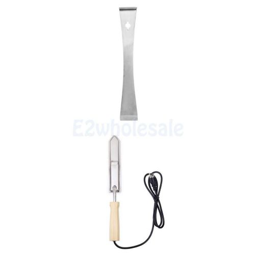 Hive Tool +Electric Honey Extractor Stainless steel Hot Knife Beekeeping US Plug