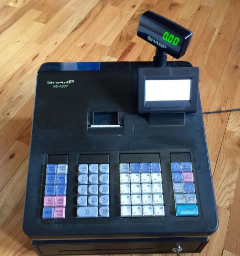 Sharp xe-a207 menu based control system cash register - barely used! like new! for sale