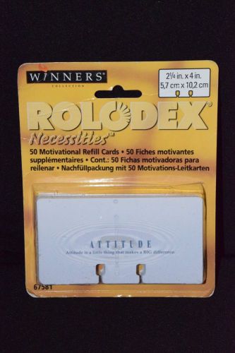 NEW Winners Collection 50 Genuine ROLODEX Motivational REFILL Cards Rotary File