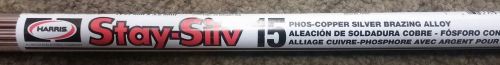 (QTY-4) HARRIS STAY-SILV 15% SILVER BRAZING RODS 1LB PACKAGES (28 STICKSX4)