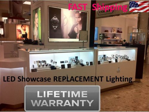 Led museum quality showcase / display case lighting (600 lights total) no heat for sale