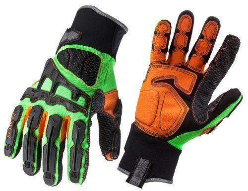 ProFlex 925F(x) Dorsal Impact-Reducing Gloves  3 X-Large  Lime