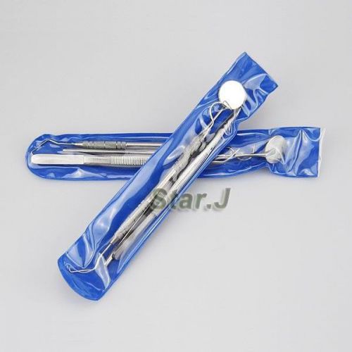 2 sets (6pcs) new basic dental instruments set -  dental mirror explorer plier for sale