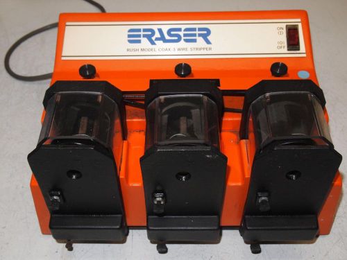Eraser c300 rush coax-3 triple head wire stripper for sale