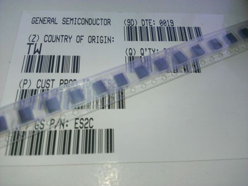 [200 pcs] diode es2c smd ultrafast rectifier 2a 150v 20ns do214(smb) general sem for sale