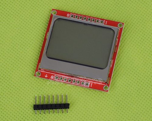 1pcs nokia 5110 lcd module 84x48 84*48 with blue backlight adapter pcb for sale