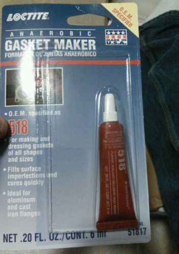 Loctite gasket flange sealant 51817 518 6ml tube - case of 12 new for sale