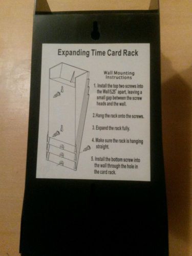 Expanding time card rack lot