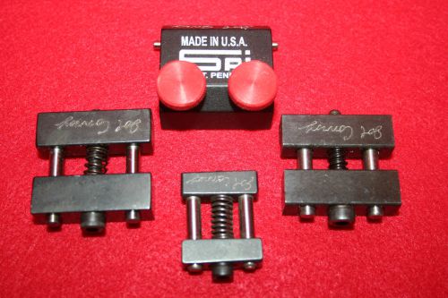 SET OF 4 MACHINE SHOP VISE STOPS FOR CNC OR MANUAL MILL VISE LOW PROFILE