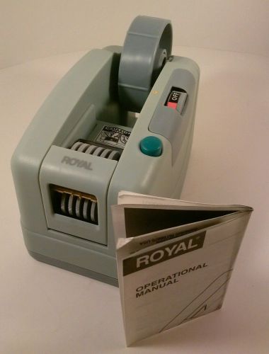 Vintage Royal Automatic Tape Dispenser TD1000 Office Home Desktop Organizer Cord