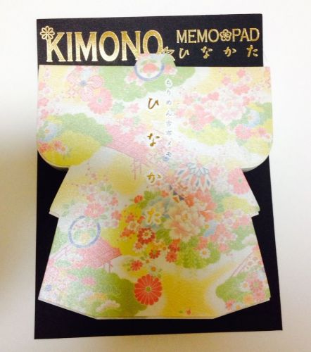 Cute Kimono Note Pad 100sheets from Japan