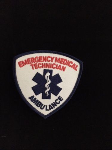 EMERGENCY MEDICAL TECHNICIAN AMBULANCE SHOULDER PATCH EMT EMS PARMEDIC
