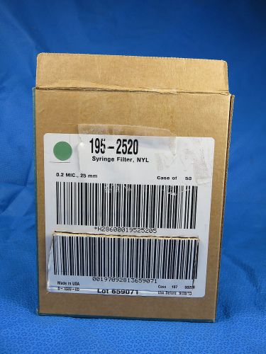 Nalgene 25mm syringe filter 195-2520 w/ nylon membrane (21) filters total for sale