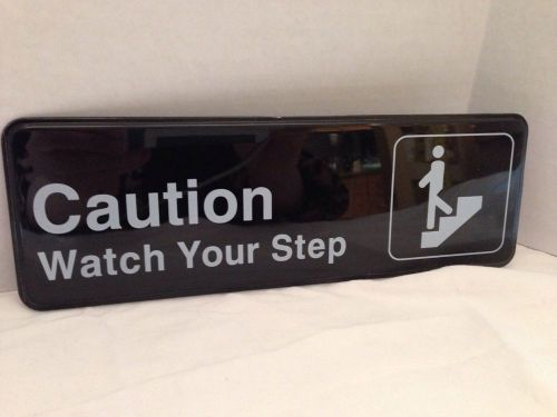 Caution watch your step sign New