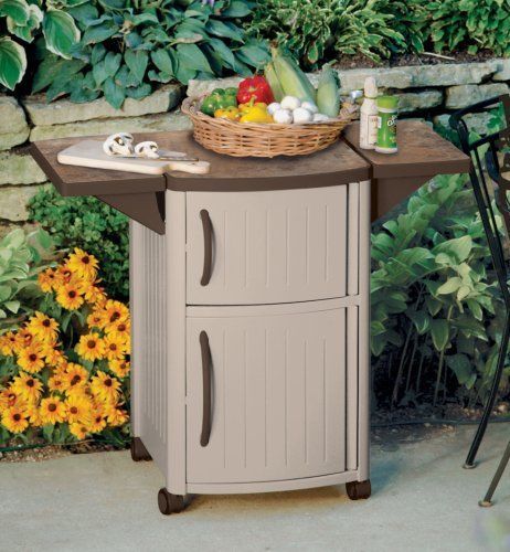Suncast DCP2000 Outdoor Family Storage Yard Garden Lawn Patio Cabinet Home House
