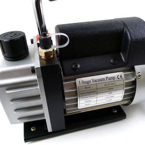 3CFM Electric Vacuum Pump Refrigerant R410a R134a HVAC Deep Vane Air Conditioner