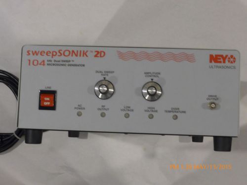 NEY Sweepsonic 2D 104 kz Dual Sweep Microsonic Power Supply