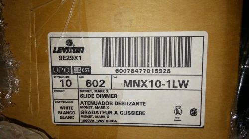 LEVITON MNX10-1LW -LOT OF 10