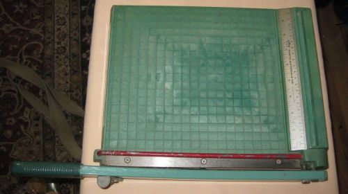 Vintage Guillotine Paper Photo Cutter Trimmer Scrapbooking STYLE &#034;C&#034; PREMIER USA