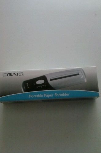 Portable paper shredder