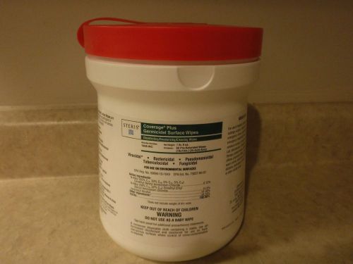 Steris coverage plus germicidal surface wipes (60 wipes) for sale