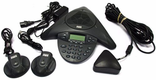 Cisco Unified CP-7936 VoIP Conference IP Phone 7936 Polycom + 2 Microphones