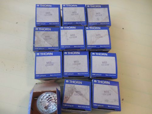 LAMP THORN 12V 20W M55 PROJECTOR DICHROIC HALOGEN (12 LAMPS)