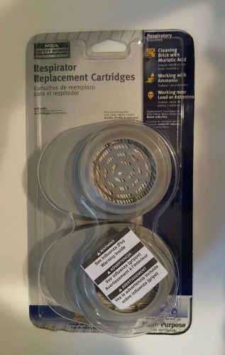MSA Safety Works - #817667 - Replacement Cartridges for Multi-Purpose Respirator