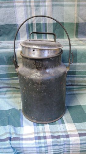 Antique Tinned Steel Cream Can