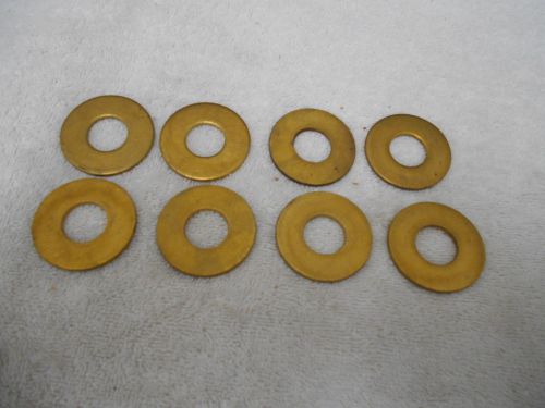 LOT OF 8 BRASS FLAT WASHER 3/4&#034;  NEW