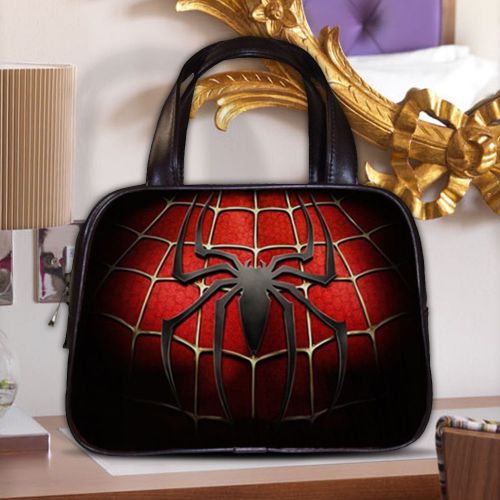 Spiderman Chest Logo New Avangers Women&#039;s Classic Carrier Purse Leather Handbag