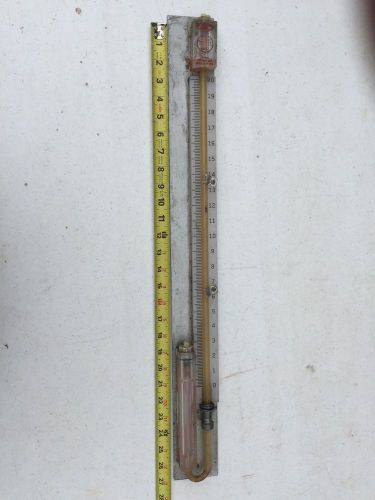 Dwyer 1230-16-D Well-Type Manometer, Wall Mount (0-16&#034;w.c.)  red gauge fluid