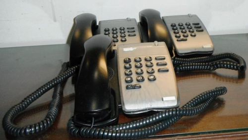 Lot of 3 Nec Dterm DTR-1-1 Black Business Telephones